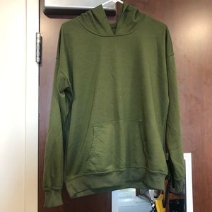 Olive Green Pullover Hoodie